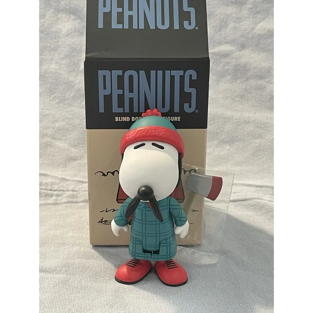 NEW Super7 Peanuts ReAction Action Figure Blind Box - Lumberjack Snoopy